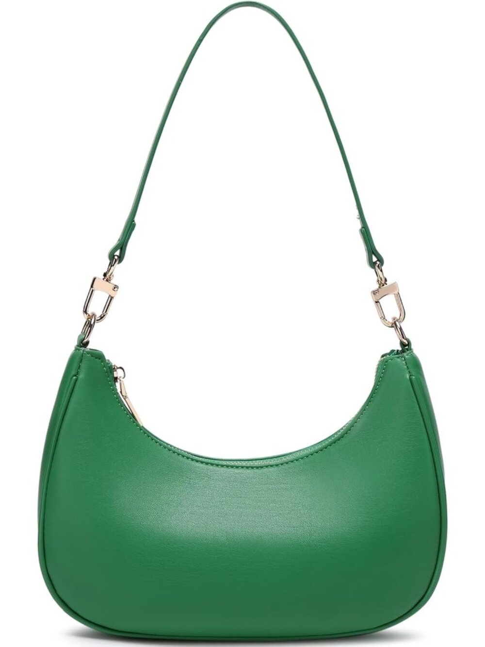 Cute Vintage Hobo Shoulder Bag, Lightweight Zipper Handbag for Dating & Shopping